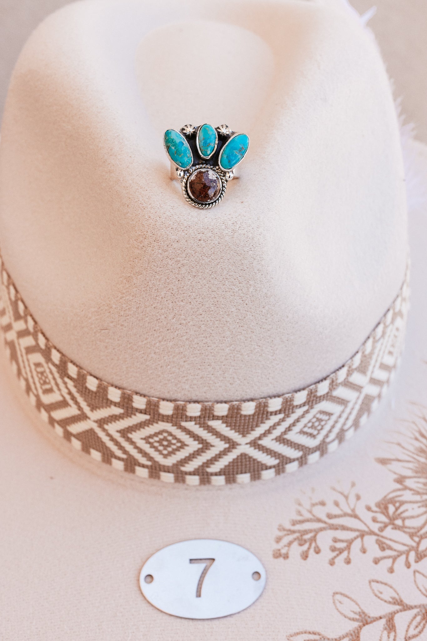 One Of A Kind Turquoise & Wild Horse Rings-Rings-Krush Kandy, Women's Online Fashion Boutique Located in Phoenix, Arizona (Scottsdale Area)