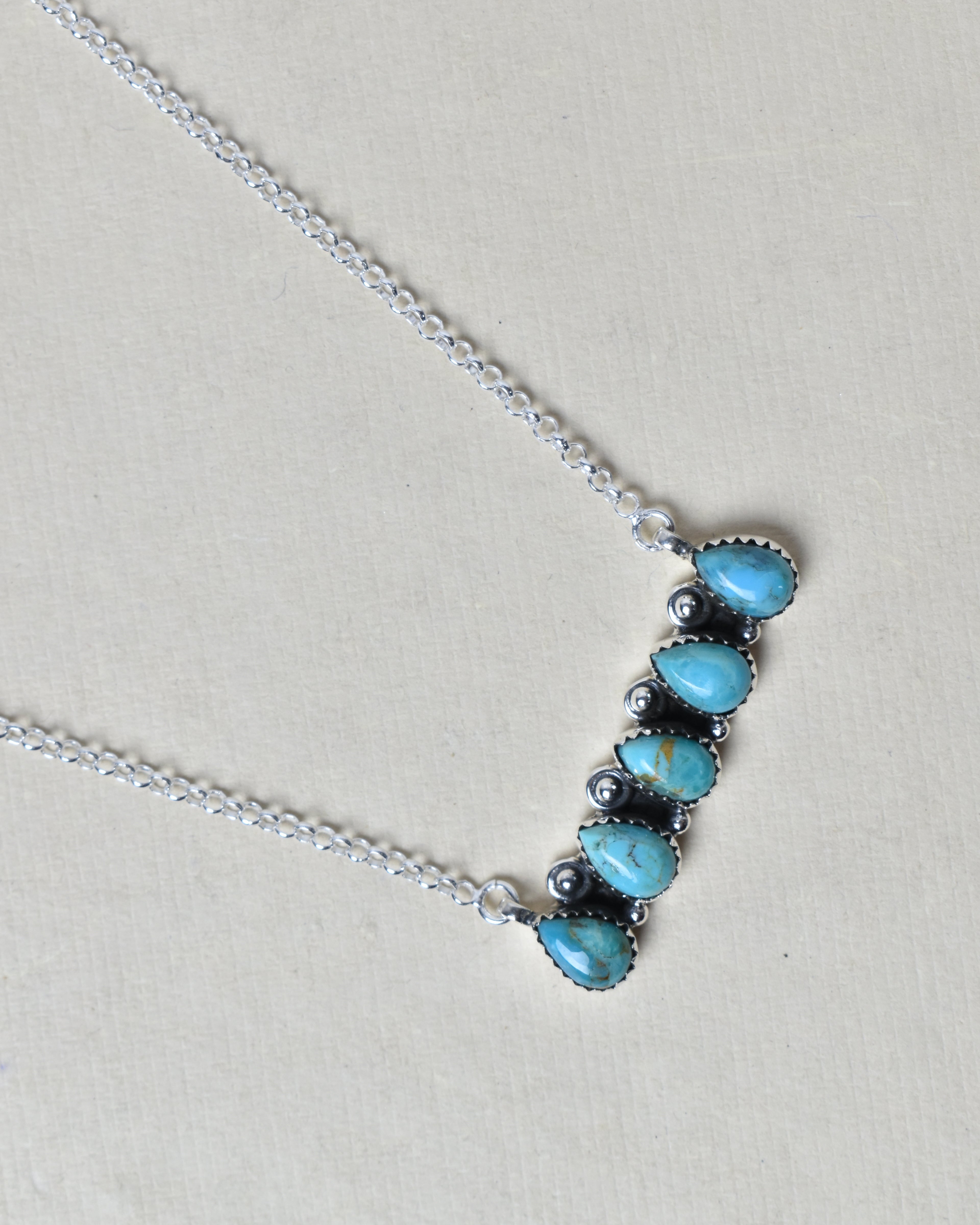 Quintabulous Sterling Silver Necklace-Bar Necklaces-Krush Kandy, Women's Online Fashion Boutique Located in Phoenix, Arizona (Scottsdale Area)
