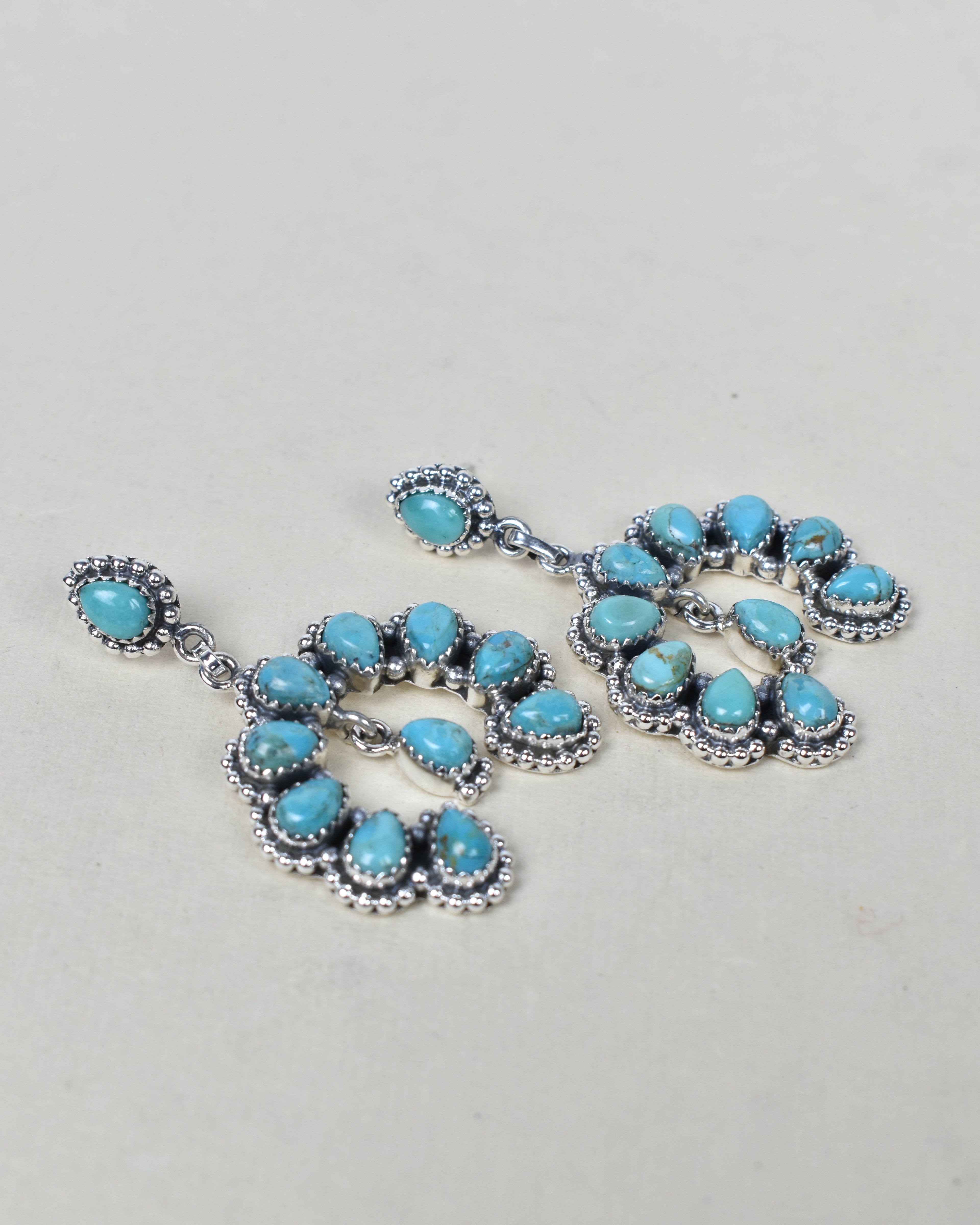 Double Luck Sterling Silver Earrings-Drop Earrings-Krush Kandy, Women's Online Fashion Boutique Located in Phoenix, Arizona (Scottsdale Area)