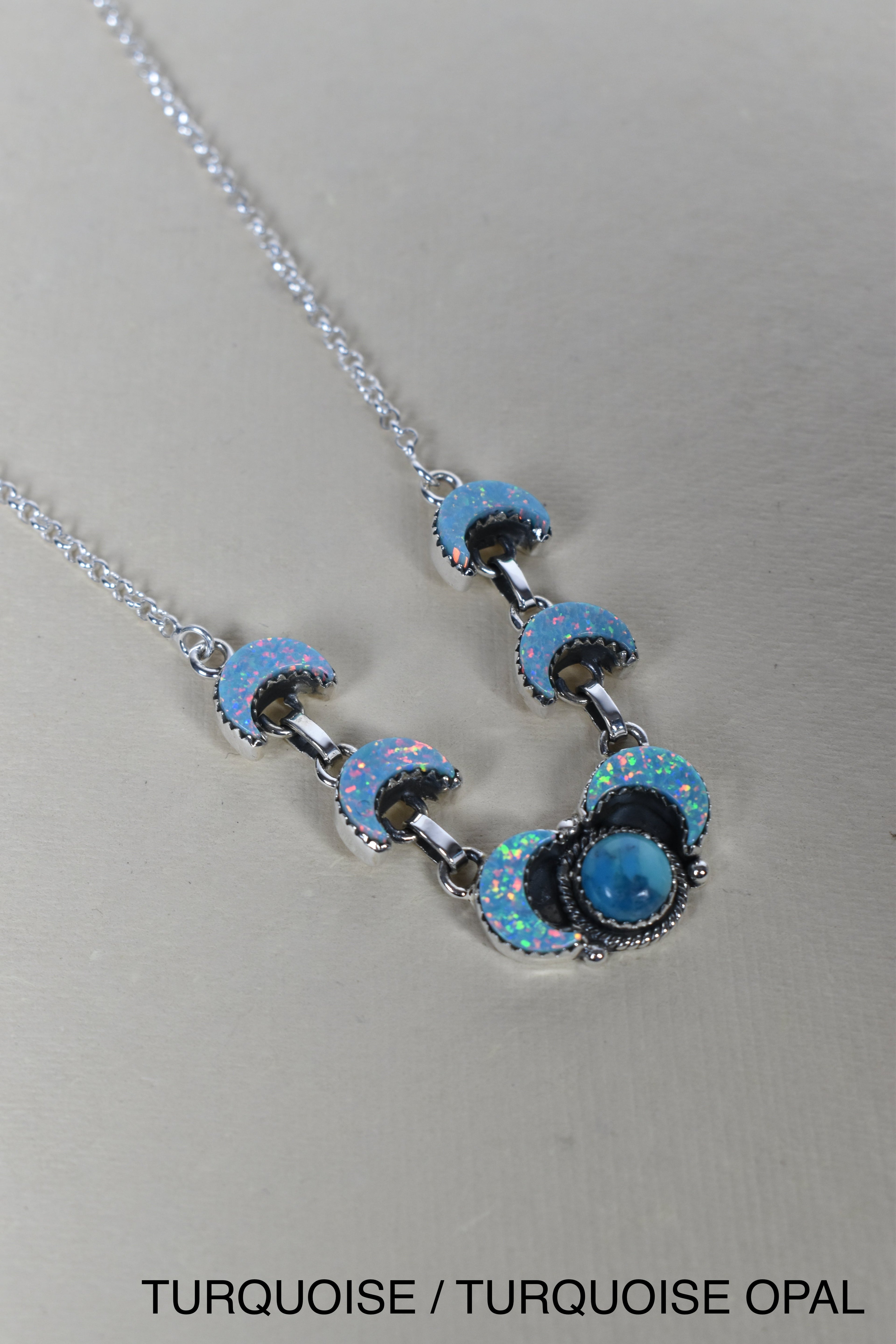 Lunar Crescent Necklace-Chain Necklaces-Krush Kandy, Women's Online Fashion Boutique Located in Phoenix, Arizona (Scottsdale Area)