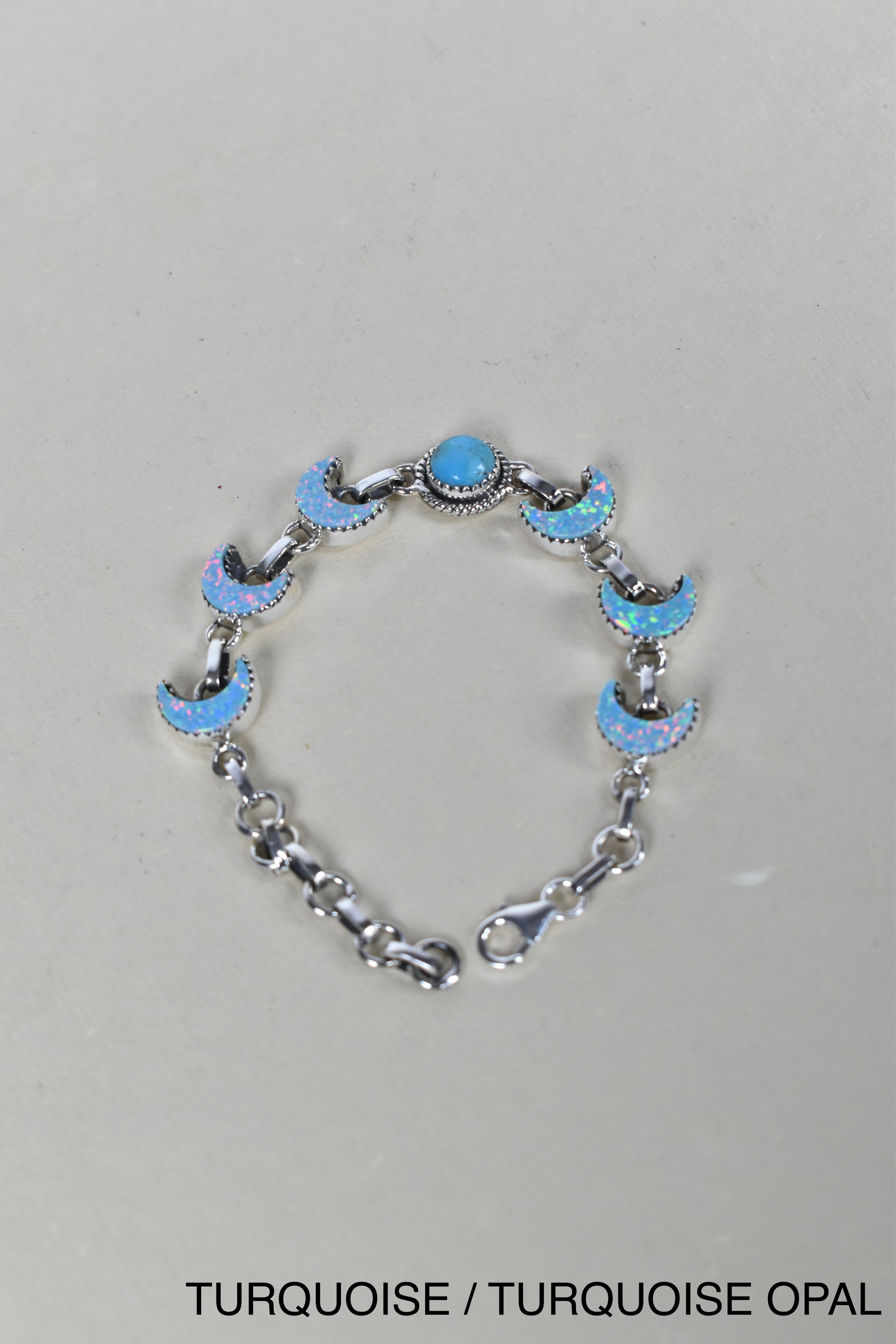 Lunar Crescent Charm Bracelet-Chain Bracelets-Krush Kandy, Women's Online Fashion Boutique Located in Phoenix, Arizona (Scottsdale Area)