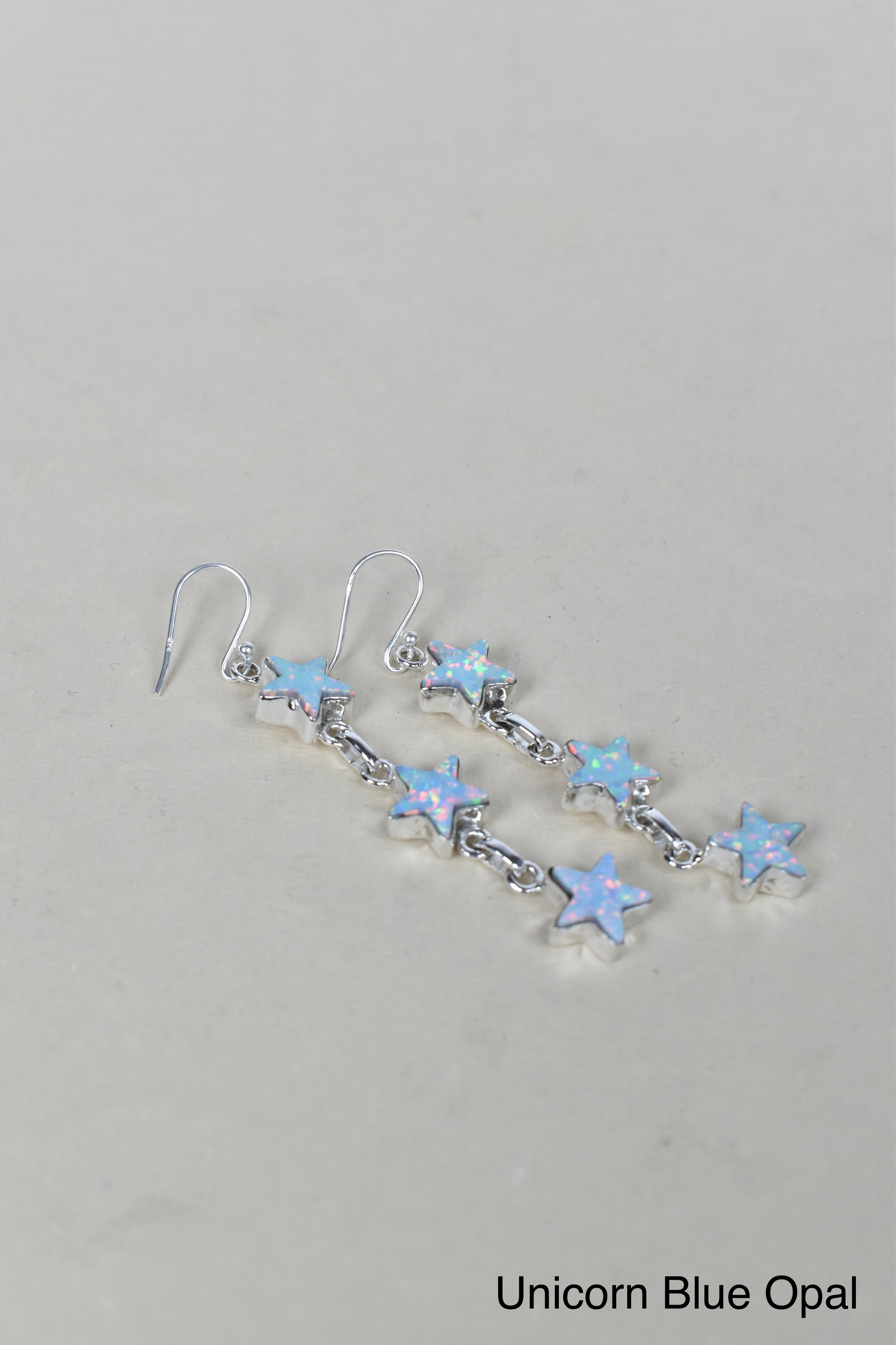 3 Star General Sterling Silver Earrings-Drop Earrings-Krush Kandy, Women's Online Fashion Boutique Located in Phoenix, Arizona (Scottsdale Area)