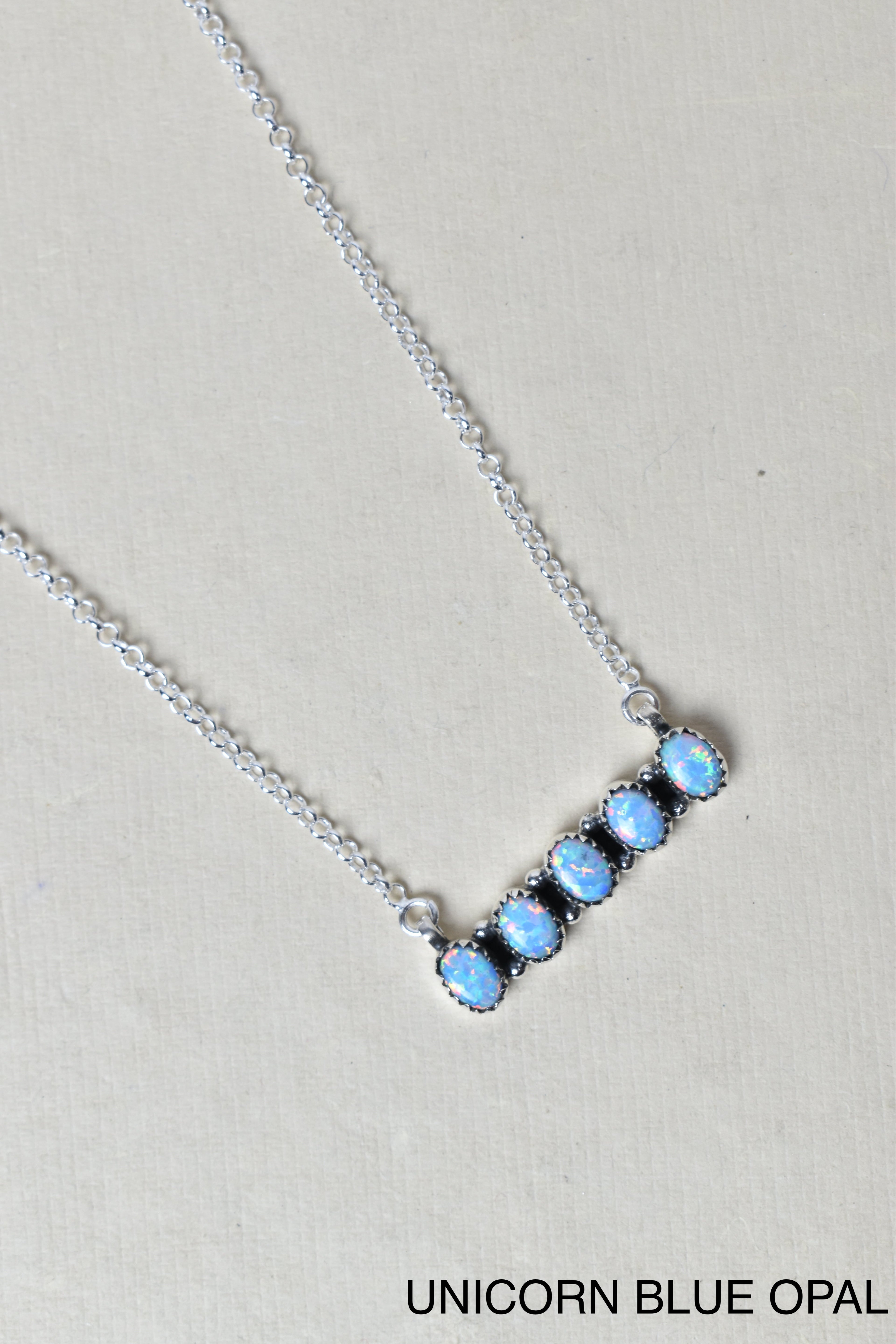 Quintabulous Sterling Silver Necklace-Bar Necklaces-Krush Kandy, Women's Online Fashion Boutique Located in Phoenix, Arizona (Scottsdale Area)