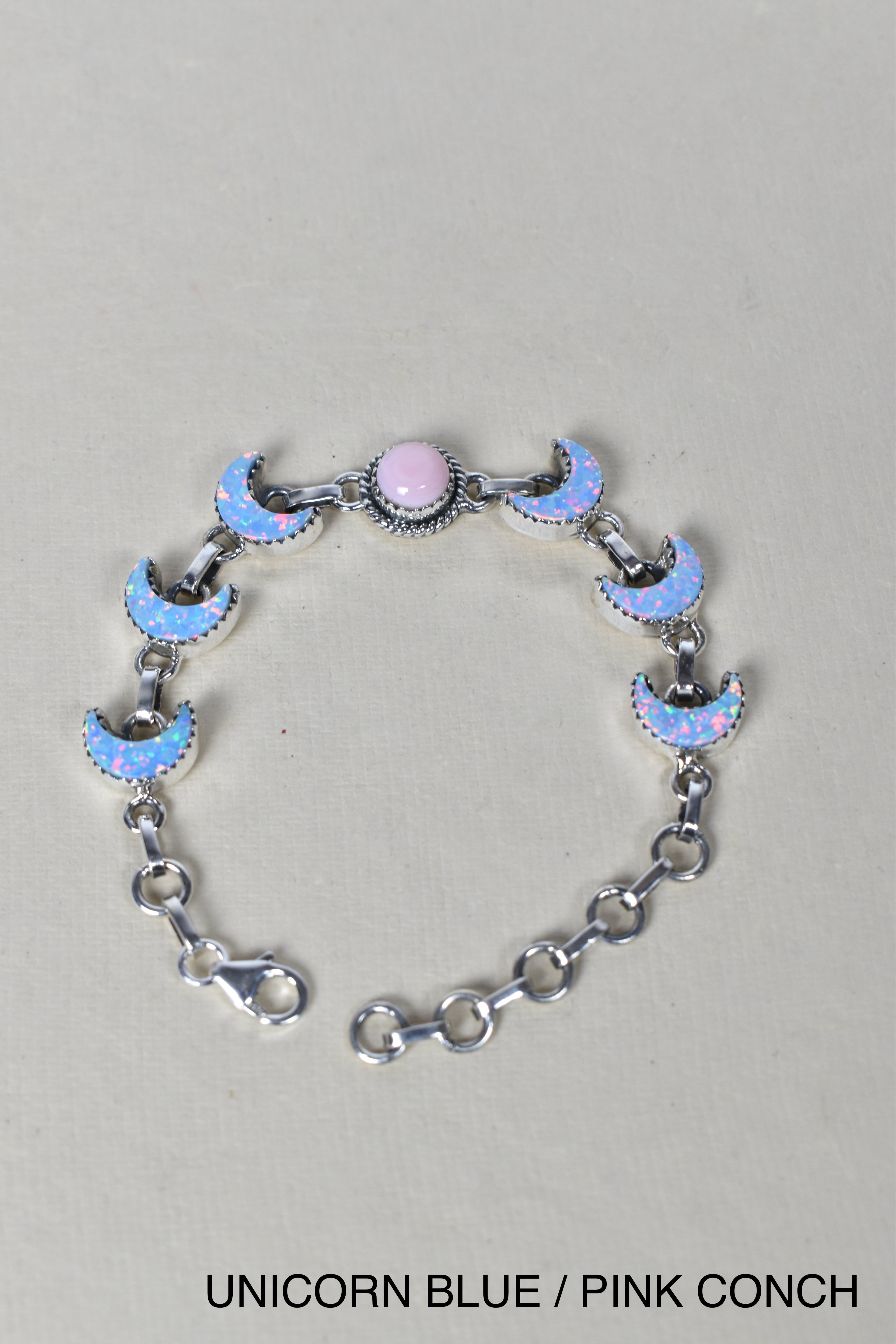 Lunar Crescent Charm Bracelet-Chain Bracelets-Krush Kandy, Women's Online Fashion Boutique Located in Phoenix, Arizona (Scottsdale Area)
