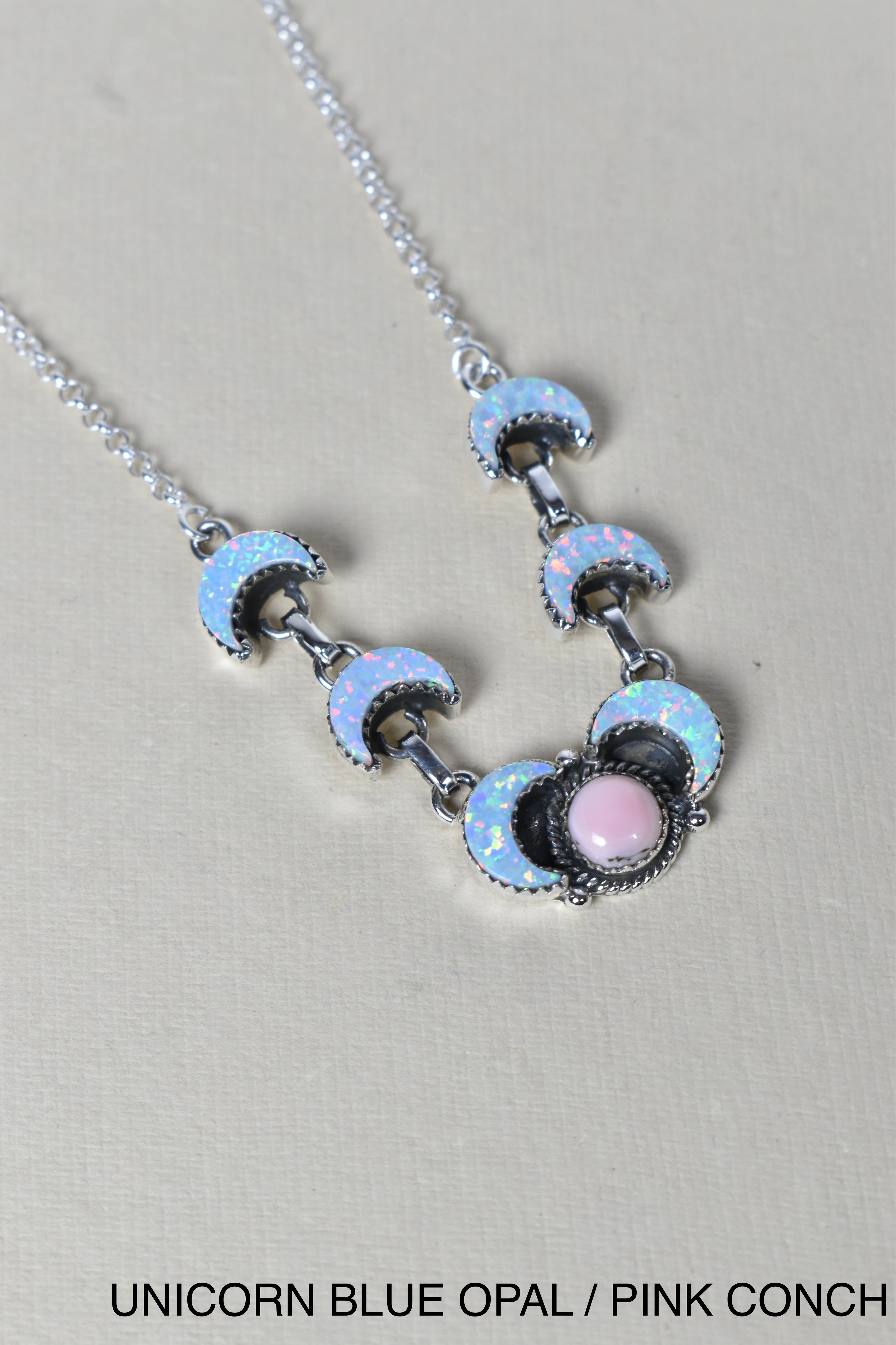 Lunar Crescent Necklace-Chain Necklaces-Krush Kandy, Women's Online Fashion Boutique Located in Phoenix, Arizona (Scottsdale Area)