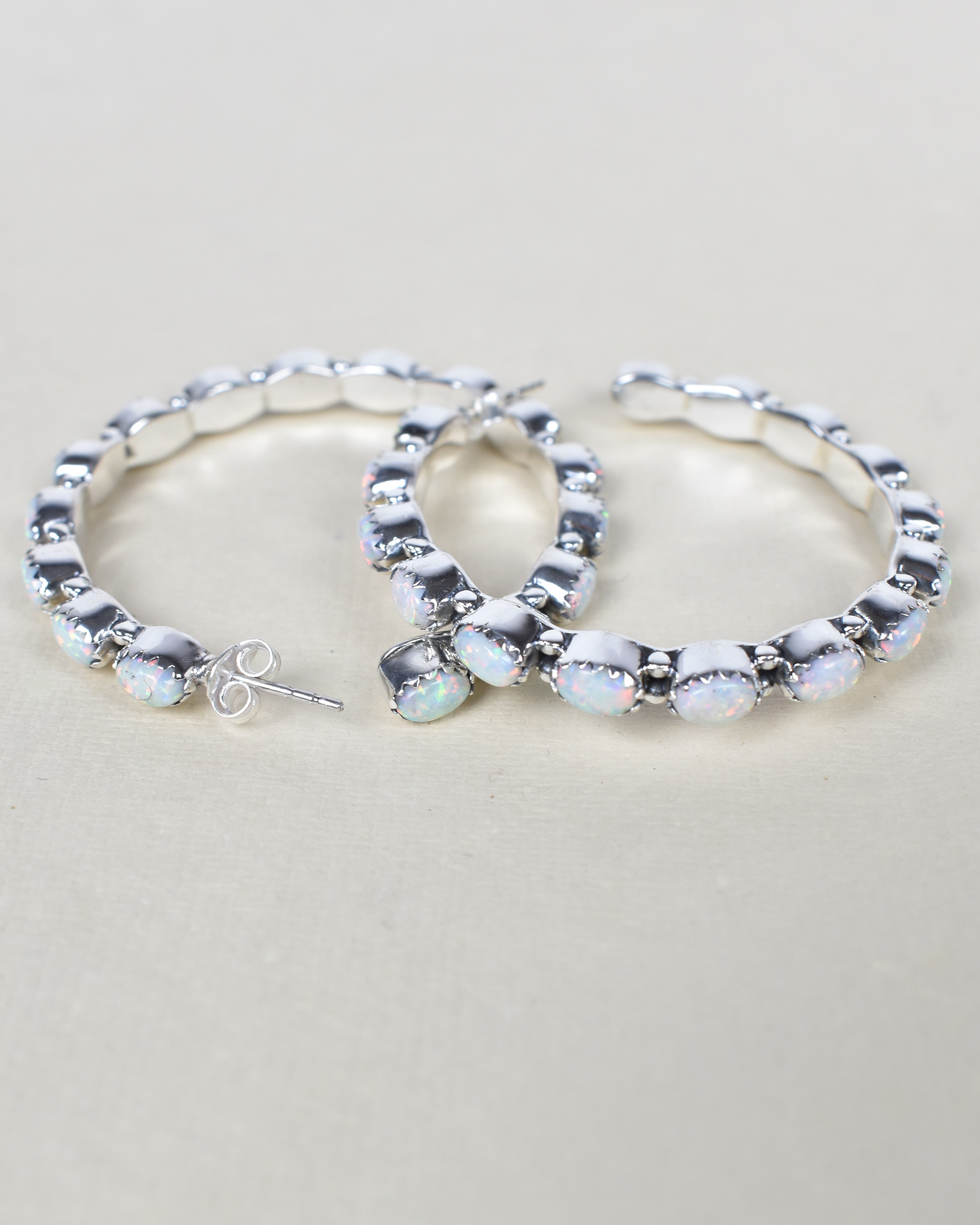 Tiffany Sterling Silver Hoop Earrings | PREORDER NOW OPEN-Hoop Earrings-Krush Kandy, Women's Online Fashion Boutique Located in Phoenix, Arizona (Scottsdale Area)