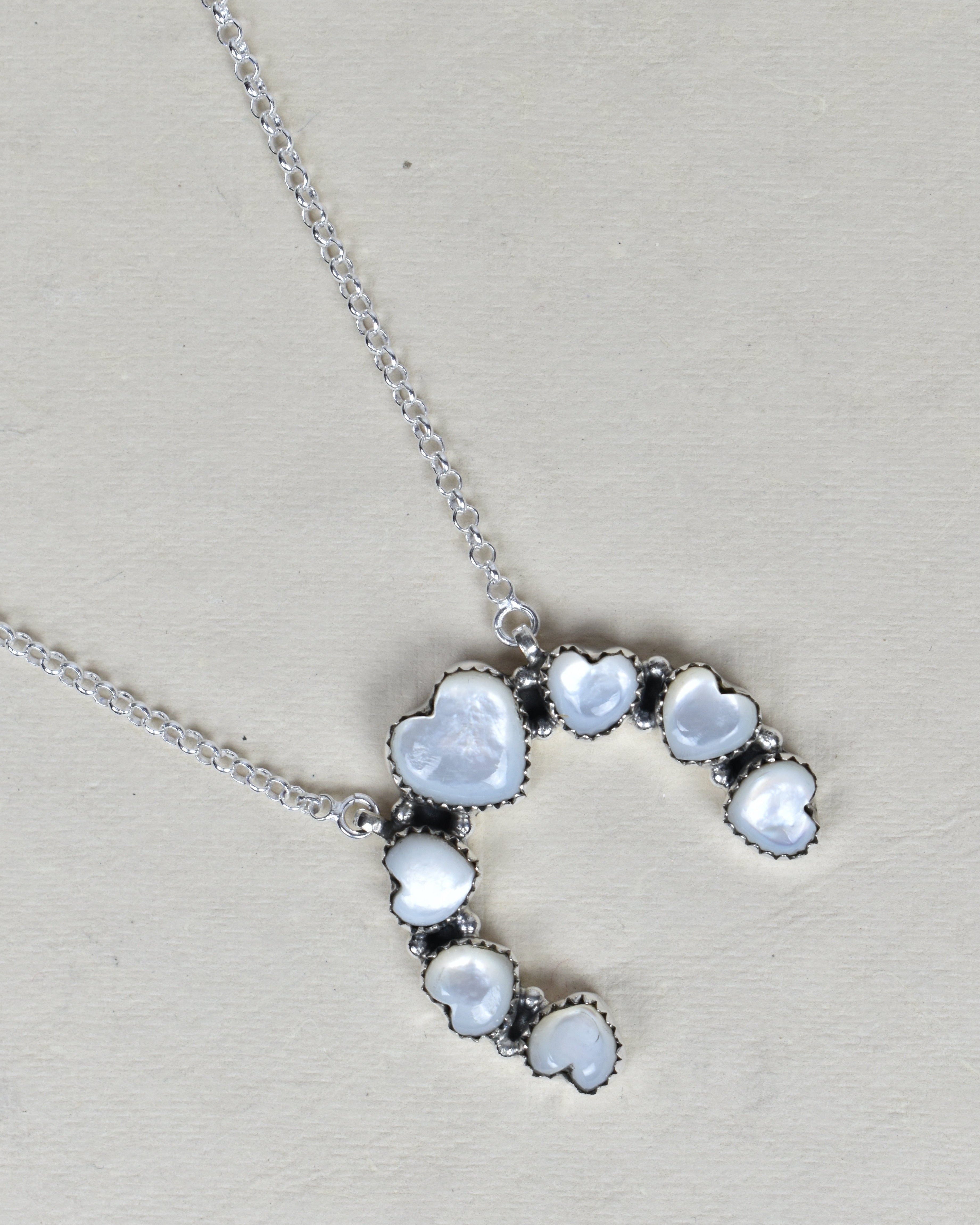 Sterling Silver Lucky Heart Necklace-Chain Necklaces-Krush Kandy, Women's Online Fashion Boutique Located in Phoenix, Arizona (Scottsdale Area)
