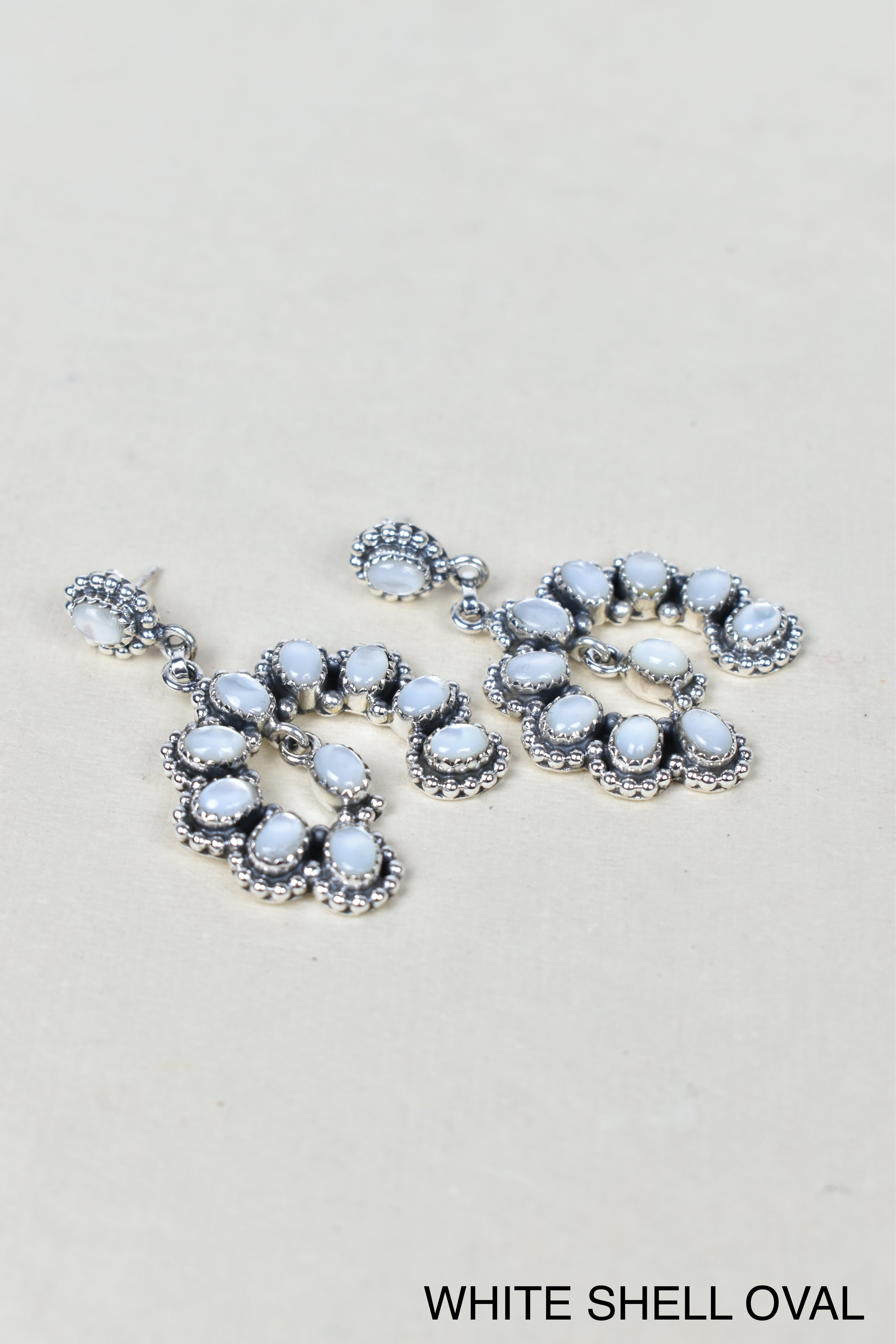 Double Luck Sterling Silver Earrings-Drop Earrings-Krush Kandy, Women's Online Fashion Boutique Located in Phoenix, Arizona (Scottsdale Area)