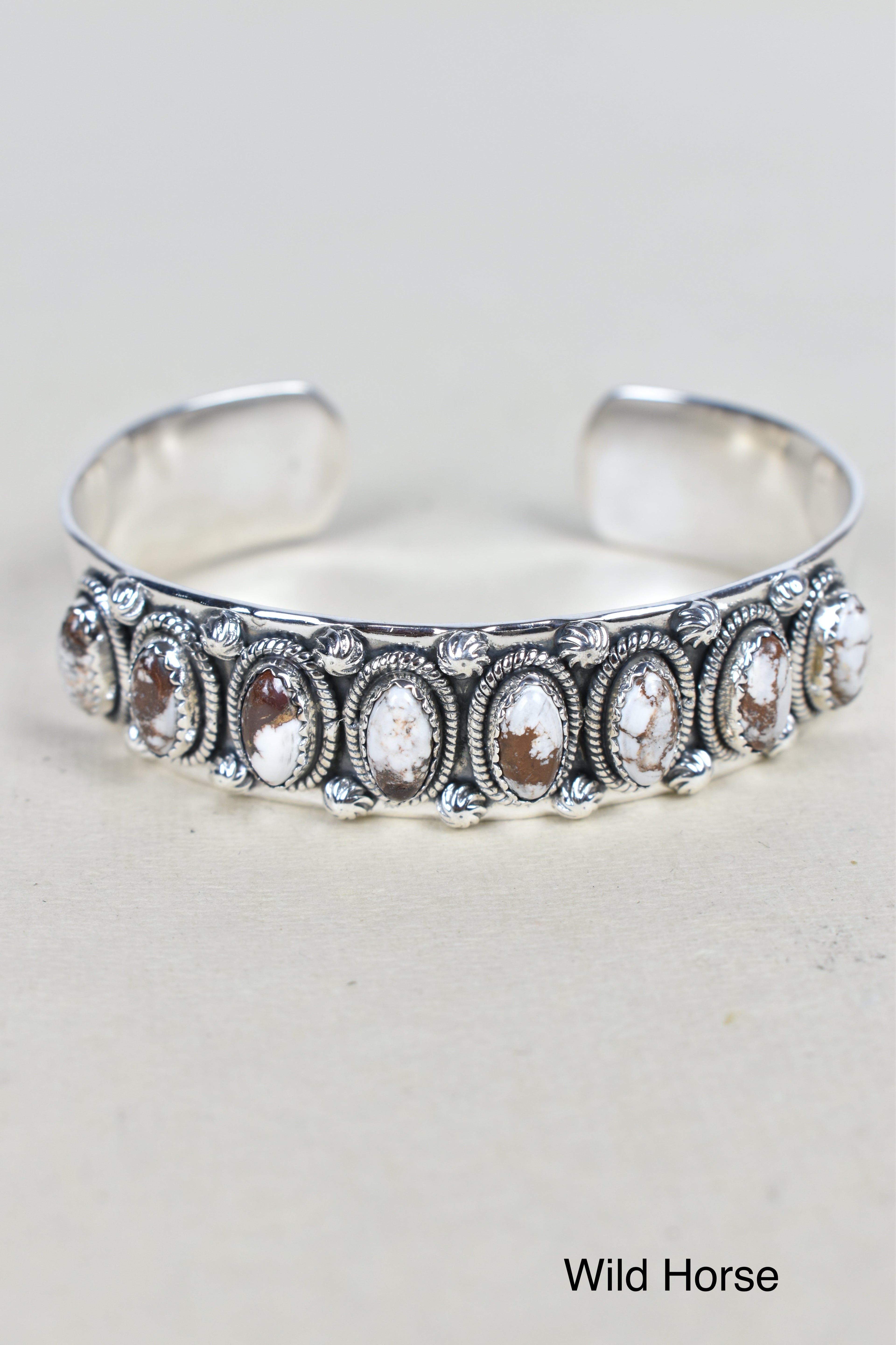 Octet Gem Sterling Silver Cuff-Cuffs-Krush Kandy, Women's Online Fashion Boutique Located in Phoenix, Arizona (Scottsdale Area)