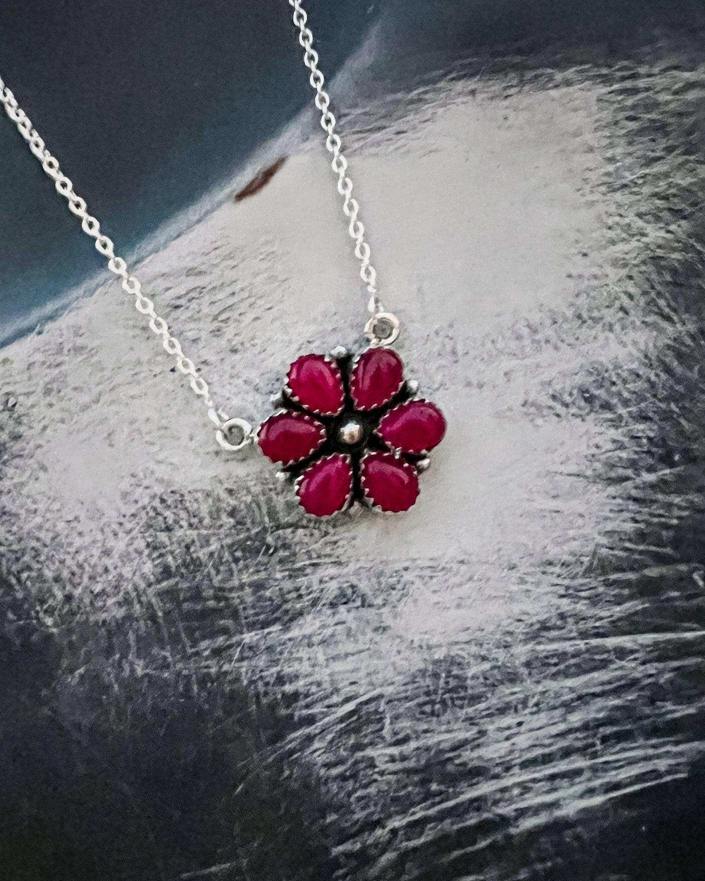 Mini Flower Blossom Stone Necklace | Multiple Stone Options-Krush Kandy, Women's Online Fashion Boutique Located in Phoenix, Arizona (Scottsdale Area)