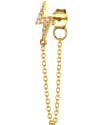 Cubic Zirconia Tassel Minimalist Single Earring-Earrings-Krush Kandy, Women's Online Fashion Boutique Located in Phoenix, Arizona (Scottsdale Area)