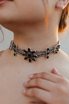 Desert Pearl Stone Choker-Squash Blossom Necklaces-Krush Kandy, Women's Online Fashion Boutique Located in Phoenix, Arizona (Scottsdale Area)