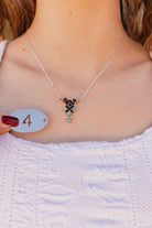 Amber & Turquoise Chain Necklaces-Necklaces-Krush Kandy, Women's Online Fashion Boutique Located in Phoenix, Arizona (Scottsdale Area)