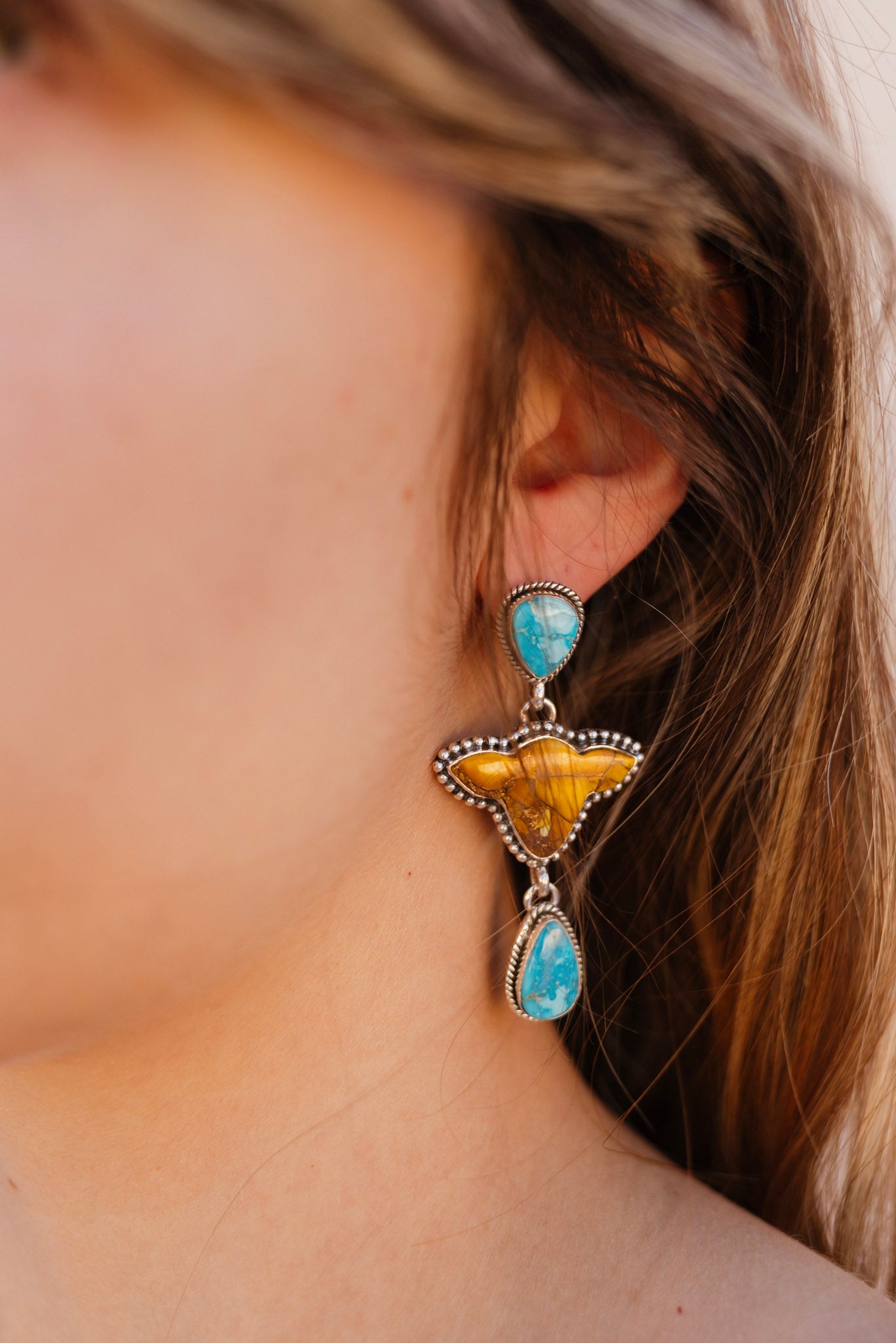 Desert Heat One Of A Kind Earrings-Earrings-Krush Kandy, Women's Online Fashion Boutique Located in Phoenix, Arizona (Scottsdale Area)