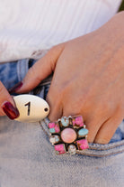 Cotton Kandy & Pink Conch Rings-Rings-Krush Kandy, Women's Online Fashion Boutique Located in Phoenix, Arizona (Scottsdale Area)