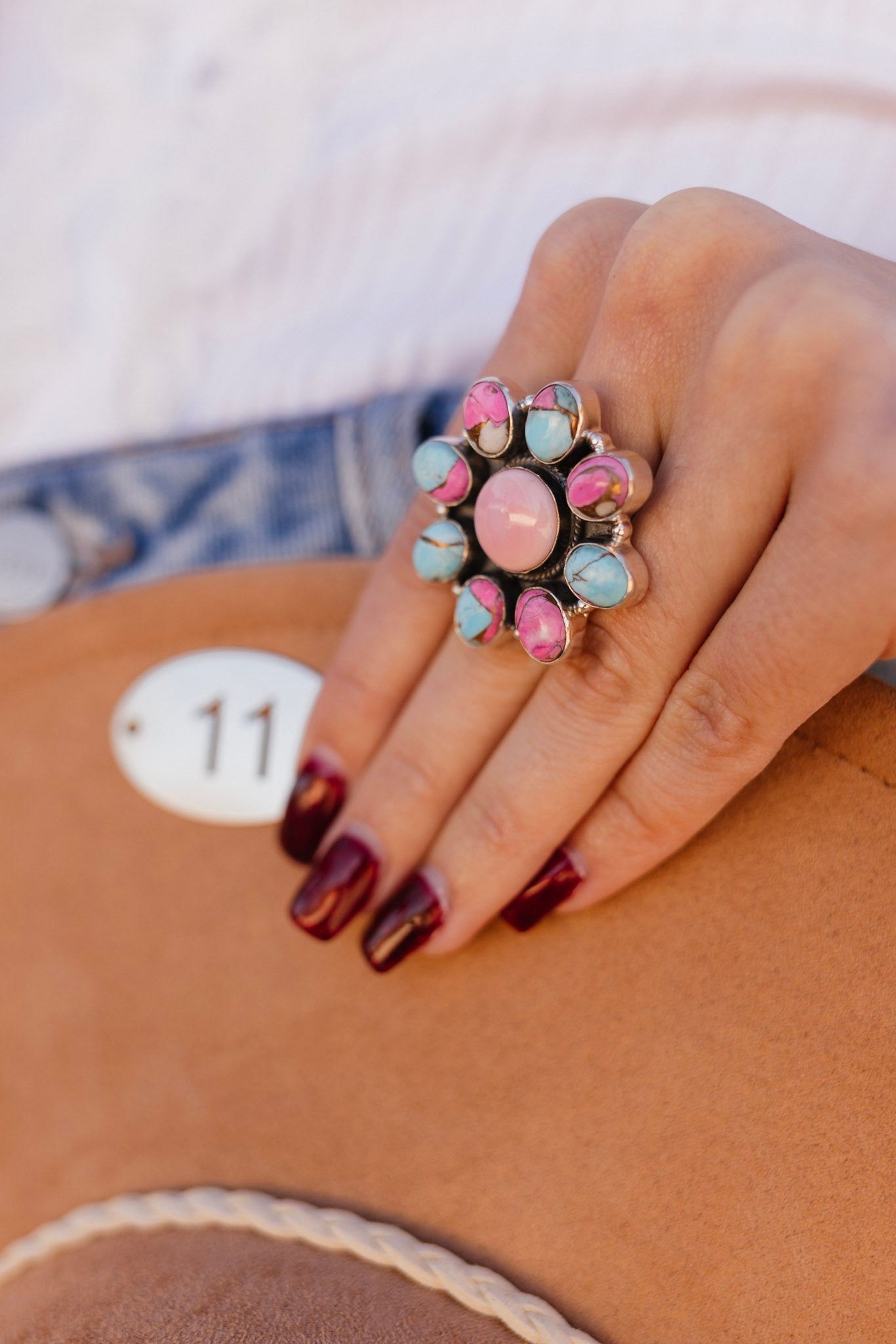 Cotton Kandy & Pink Conch Rings-Rings-Krush Kandy, Women's Online Fashion Boutique Located in Phoenix, Arizona (Scottsdale Area)