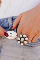 Paloma & White Shell Rings-Rings-Krush Kandy, Women's Online Fashion Boutique Located in Phoenix, Arizona (Scottsdale Area)