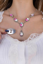 Cotton Candy Lariat Necklace-Necklace-Krush Kandy, Women's Online Fashion Boutique Located in Phoenix, Arizona (Scottsdale Area)