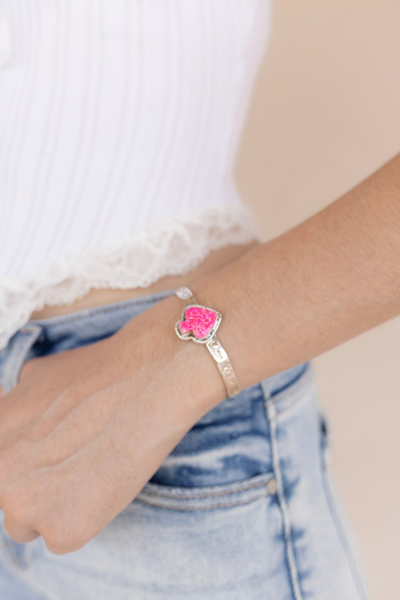 Ayla's Ace Sterling Stamped Cuff-Bracelets-Krush Kandy, Women's Online Fashion Boutique Located in Phoenix, Arizona (Scottsdale Area)