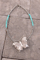 Bethany's Butterfly Sterling Silver Desert Pearl Necklaces-Pearl Necklaces-Krush Kandy, Women's Online Fashion Boutique Located in Phoenix, Arizona (Scottsdale Area)