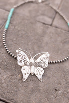 Bethany's Butterfly Sterling Silver Desert Pearl Necklaces-Pearl Necklaces-Krush Kandy, Women's Online Fashion Boutique Located in Phoenix, Arizona (Scottsdale Area)