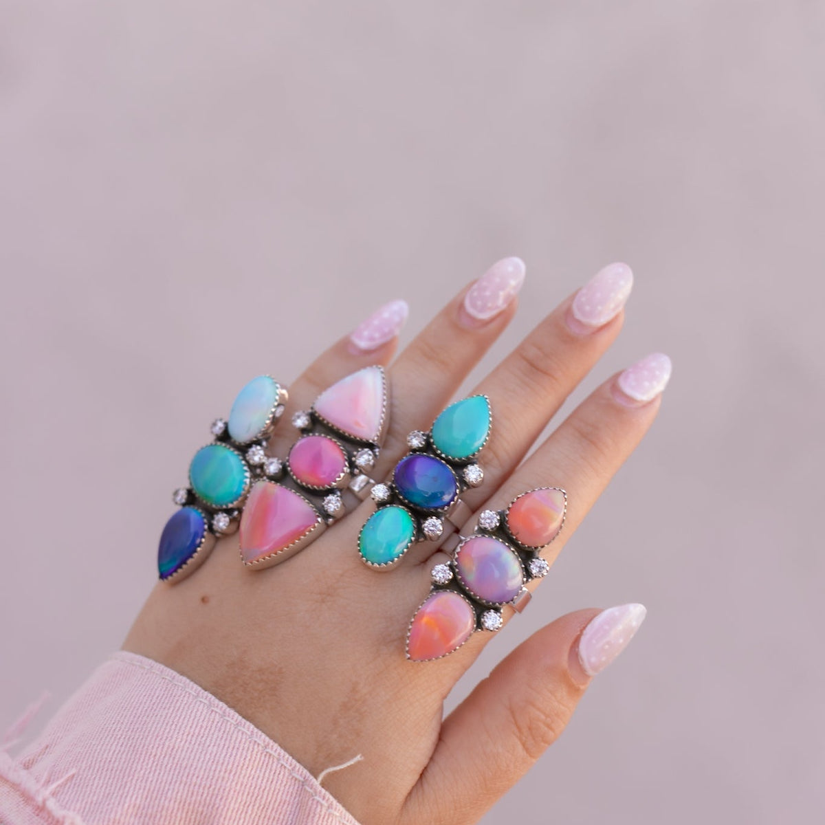 One Of A Kind Aurora Crawler Rings MADE TO ORDER – My Julrae - Krush ...