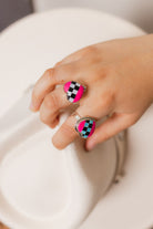 Kandy Stripe & Checkered Rings-Rings-Krush Kandy, Women's Online Fashion Boutique Located in Phoenix, Arizona (Scottsdale Area)