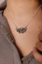 Cute Half Cluster Necklaces-Squash Blossom Necklaces-Krush Kandy, Women's Online Fashion Boutique Located in Phoenix, Arizona (Scottsdale Area)