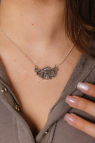 Cute Half Cluster Necklaces-Squash Blossom Necklaces-Krush Kandy, Women's Online Fashion Boutique Located in Phoenix, Arizona (Scottsdale Area)