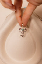 Krush Exclusive Bow Charm-Necklaces-Krush Kandy, Women's Online Fashion Boutique Located in Phoenix, Arizona (Scottsdale Area)