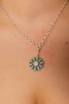 Turquoise Smiley Cluster Charms-Necklaces-Krush Kandy, Women's Online Fashion Boutique Located in Phoenix, Arizona (Scottsdale Area)