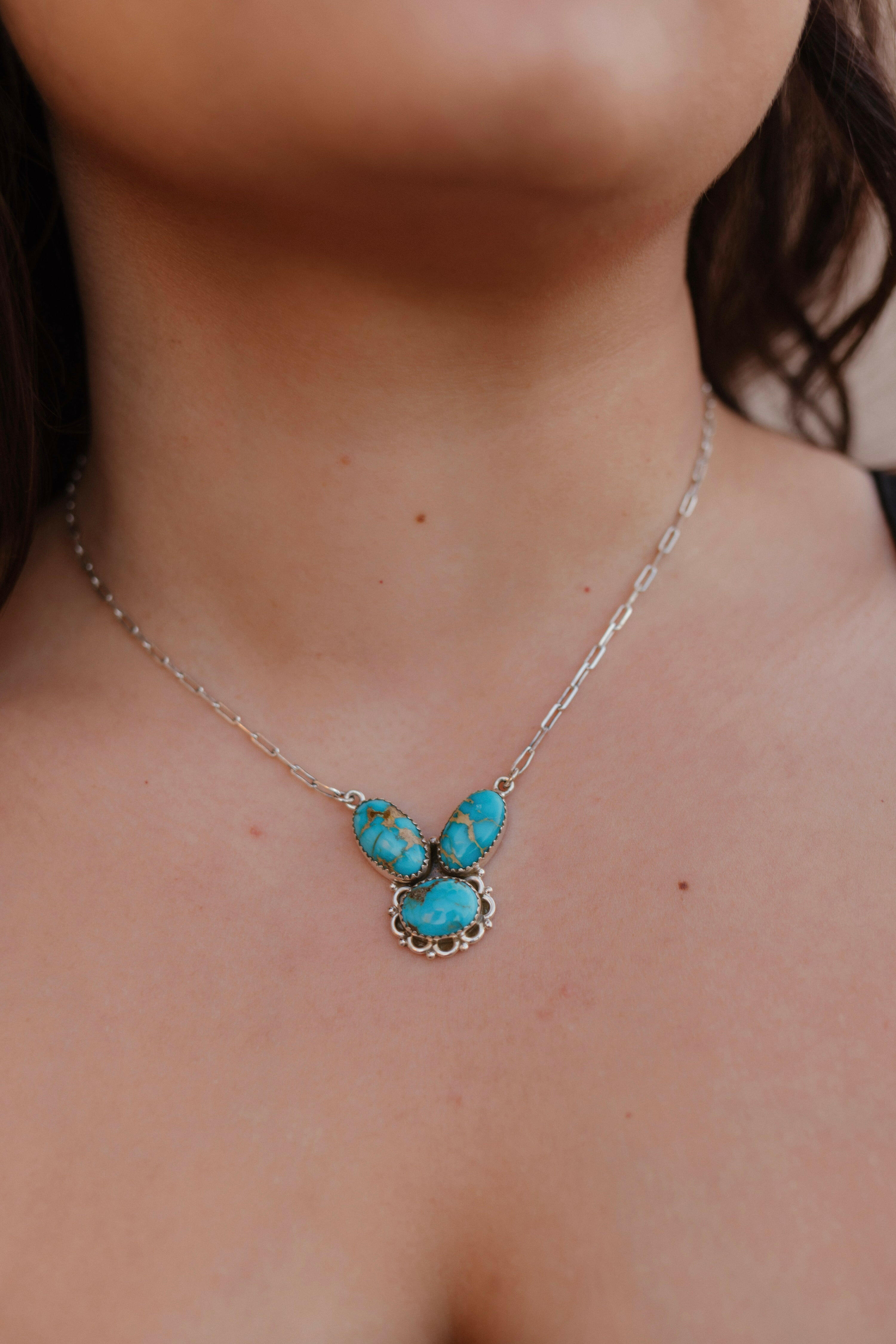Clove Stone Slab Necklace-Chain Necklaces-Krush Kandy, Women's Online Fashion Boutique Located in Phoenix, Arizona (Scottsdale Area)