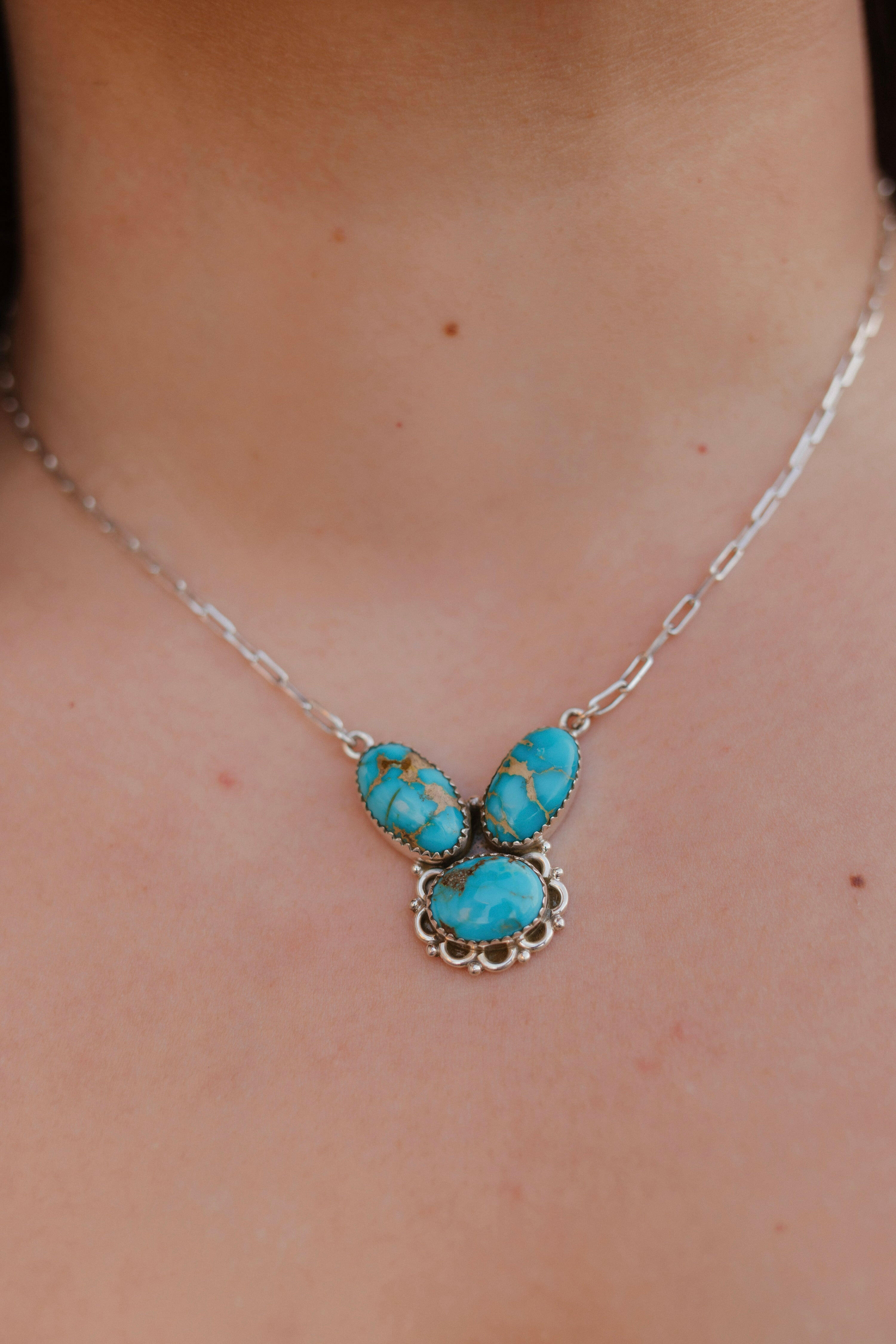 Clove Stone Slab Necklace-Chain Necklaces-Krush Kandy, Women's Online Fashion Boutique Located in Phoenix, Arizona (Scottsdale Area)