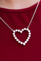 Heartfelt Desire Stone Heart Necklace-Necklaces-Krush Kandy, Women's Online Fashion Boutique Located in Phoenix, Arizona (Scottsdale Area)