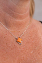 Rosarita Square Dainty Necklace-Necklaces-Krush Kandy, Women's Online Fashion Boutique Located in Phoenix, Arizona (Scottsdale Area)