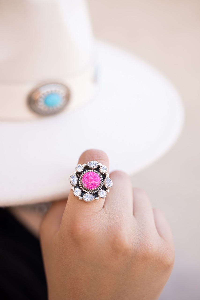 Krystal Krushes Cluster Ring-Cluster Rings-Krush Kandy, Women's Online Fashion Boutique Located in Phoenix, Arizona (Scottsdale Area)
