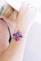 Desert Jasper Boho Cuff-Bracelets-Krush Kandy, Women's Online Fashion Boutique Located in Phoenix, Arizona (Scottsdale Area)