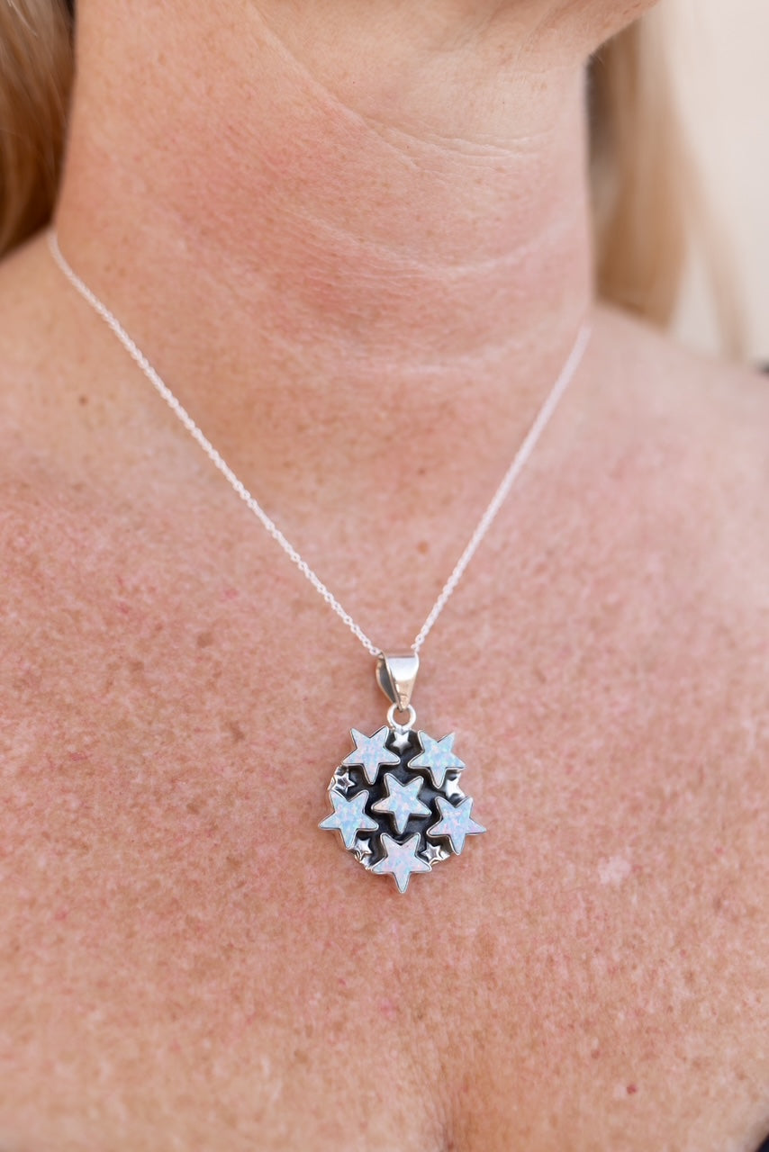 5 Star General Sterling Silver Pendant-Pendant Necklaces-Krush Kandy, Women's Online Fashion Boutique Located in Phoenix, Arizona (Scottsdale Area)