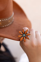 Orange Mojave Blossom Ring-Rings-Krush Kandy, Women's Online Fashion Boutique Located in Phoenix, Arizona (Scottsdale Area)
