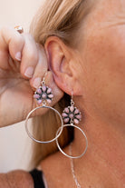 Kristyn's Blossom Hoop Earrings | MADE TO ORDER-Hoop Earrings-Krush Kandy, Women's Online Fashion Boutique Located in Phoenix, Arizona (Scottsdale Area)