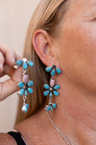 Dancing in a Field of Flowers Earrings-Drop Earrings-Krush Kandy, Women's Online Fashion Boutique Located in Phoenix, Arizona (Scottsdale Area)