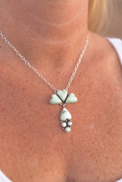 Paloma's Heart Drop Necklace-Necklaces-Krush Kandy, Women's Online Fashion Boutique Located in Phoenix, Arizona (Scottsdale Area)