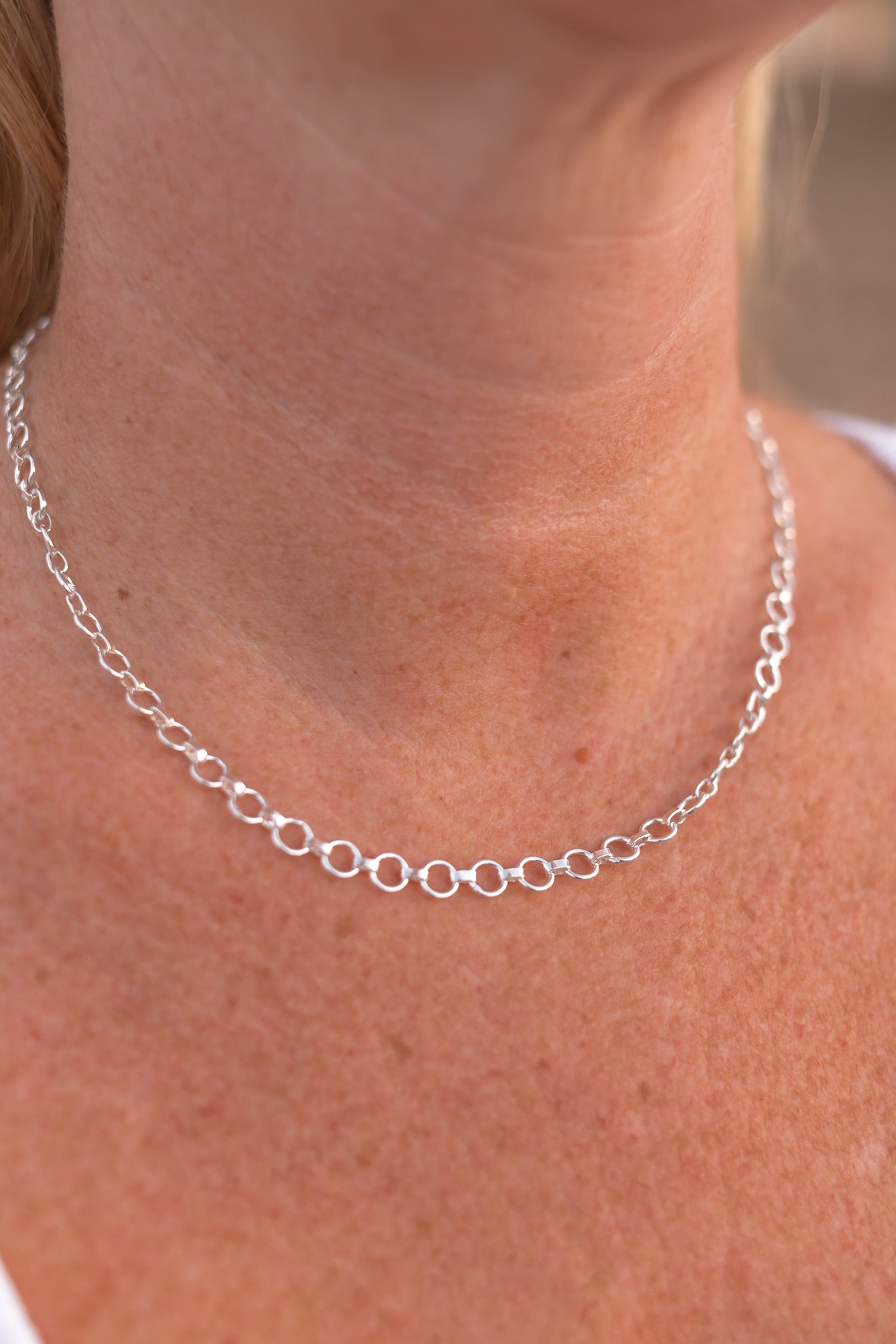 Simply Sweet Sterling Silver Chain Necklace-Necklaces-Krush Kandy, Women's Online Fashion Boutique Located in Phoenix, Arizona (Scottsdale Area)