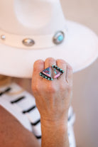 Trinity Triangle Floater Rings-Rings-Krush Kandy, Women's Online Fashion Boutique Located in Phoenix, Arizona (Scottsdale Area)