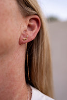 Sterling Silver Tassel Trend Threader Earrings-Earrings-Krush Kandy, Women's Online Fashion Boutique Located in Phoenix, Arizona (Scottsdale Area)