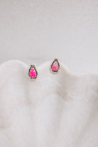 Mini Twisted Rope Single Stone Sterling Silver Studs-Stud Earrings-Krush Kandy, Women's Online Fashion Boutique Located in Phoenix, Arizona (Scottsdale Area)
