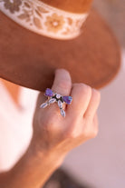 Bow & Crystal Stone Ring-Rings-Krush Kandy, Women's Online Fashion Boutique Located in Phoenix, Arizona (Scottsdale Area)