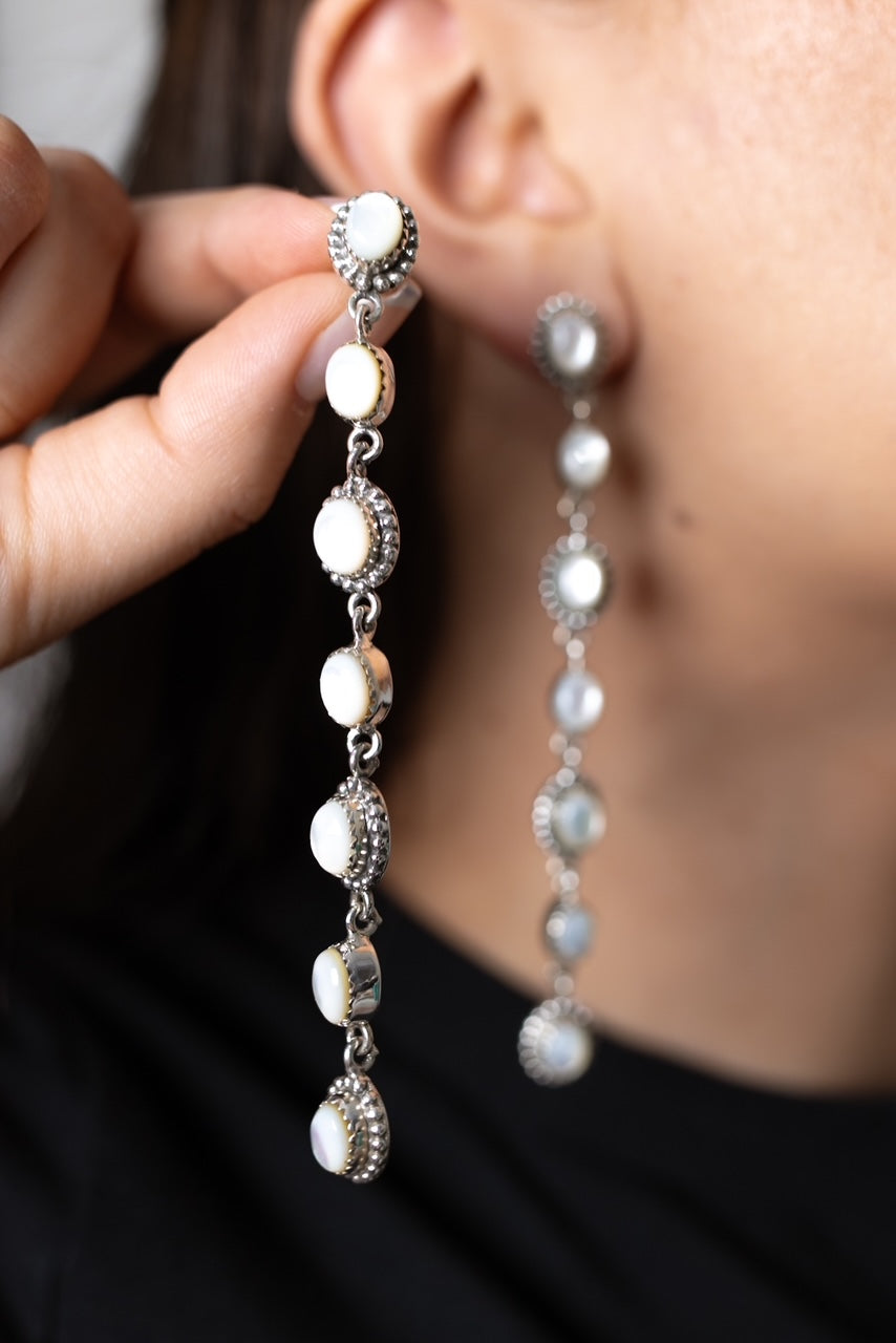 Classic Stone Drop Earrings-Earrings-Krush Kandy, Women's Online Fashion Boutique Located in Phoenix, Arizona (Scottsdale Area)