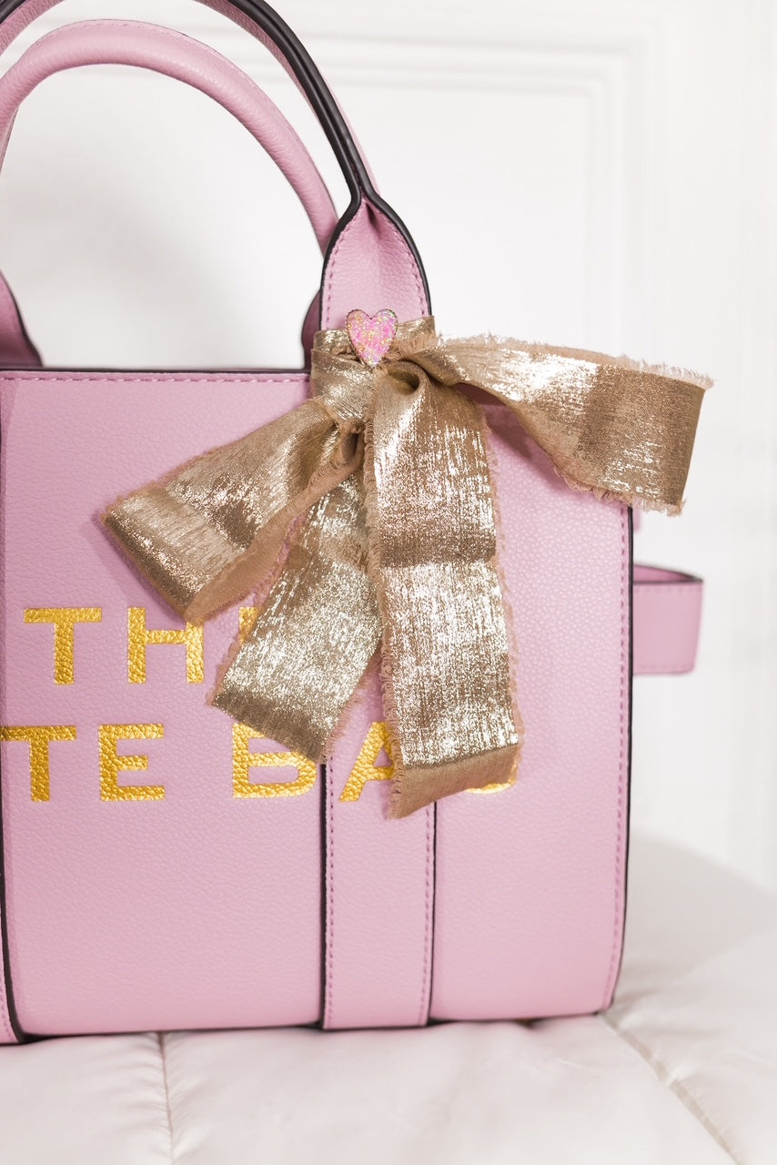 Multi Foil Ribbon With Versatile Heart Charm-Krush Kandy, Women's Online Fashion Boutique Located in Phoenix, Arizona (Scottsdale Area)