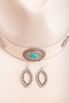 Aria Sterling Studded Necklace & Earrings-Chain Necklaces-Krush Kandy, Women's Online Fashion Boutique Located in Phoenix, Arizona (Scottsdale Area)